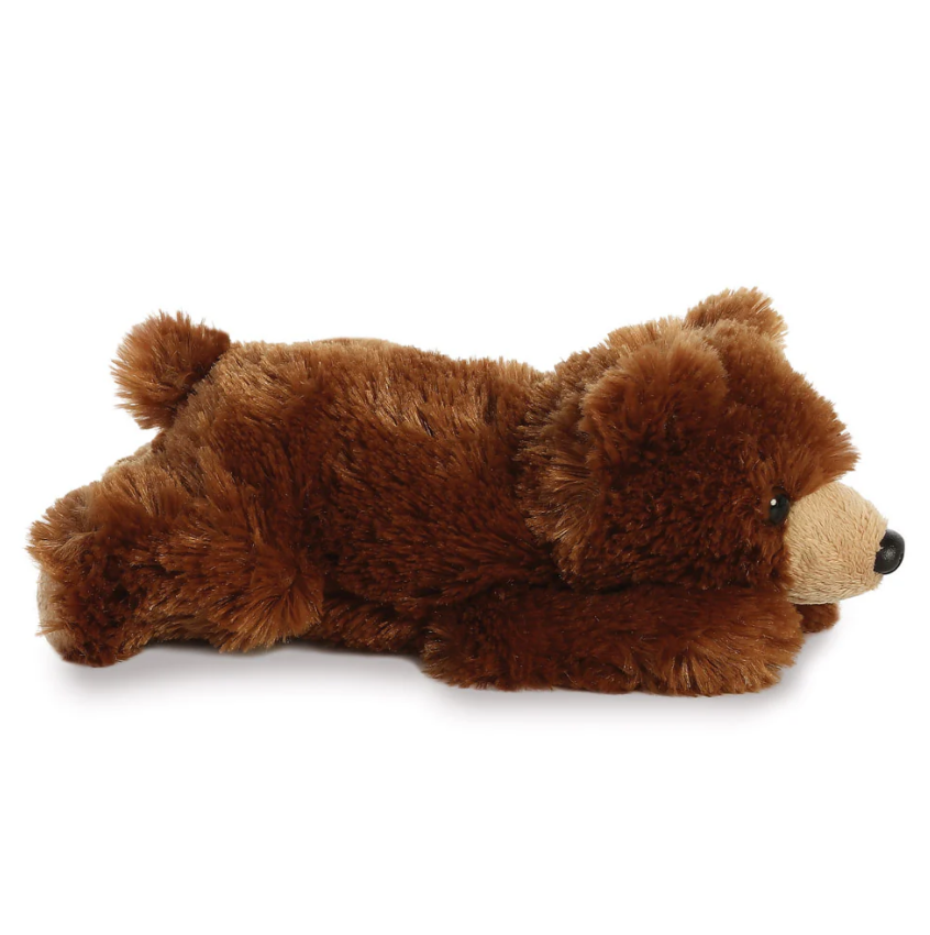 Mini Flopsies Grizzly Bear Soft Toy