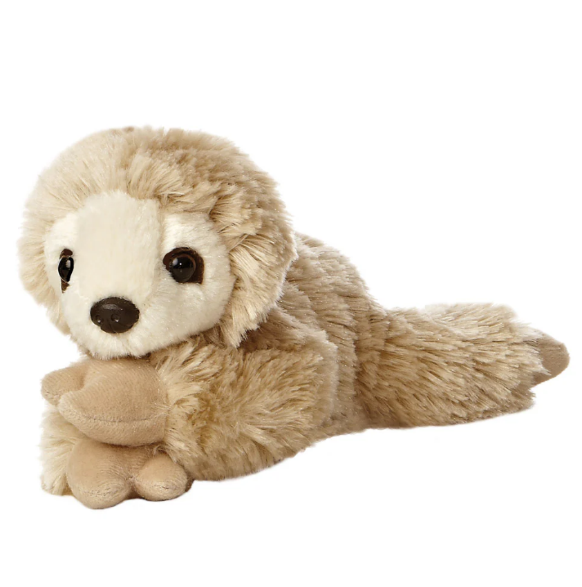 Mini Flopsies Sloth Soft Toy