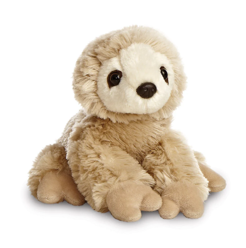 Mini Flopsies Sloth Soft Toy