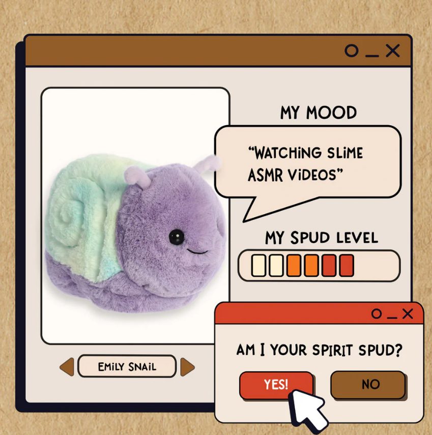 Spudsters Emily Snail Soft Toy