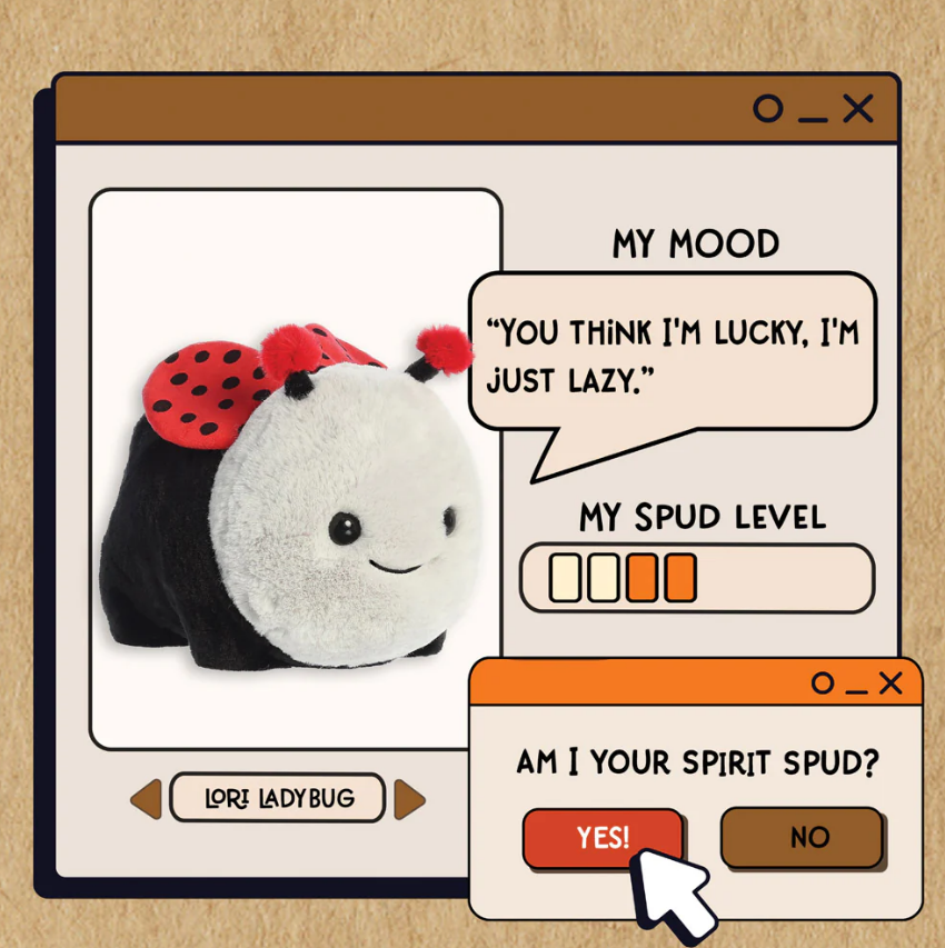 Spudsters Ladybird Soft Toy