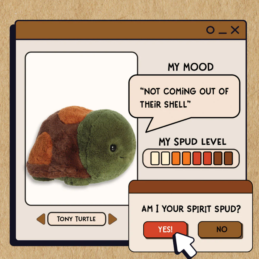 Spudsters Tony Turtle Soft Toy