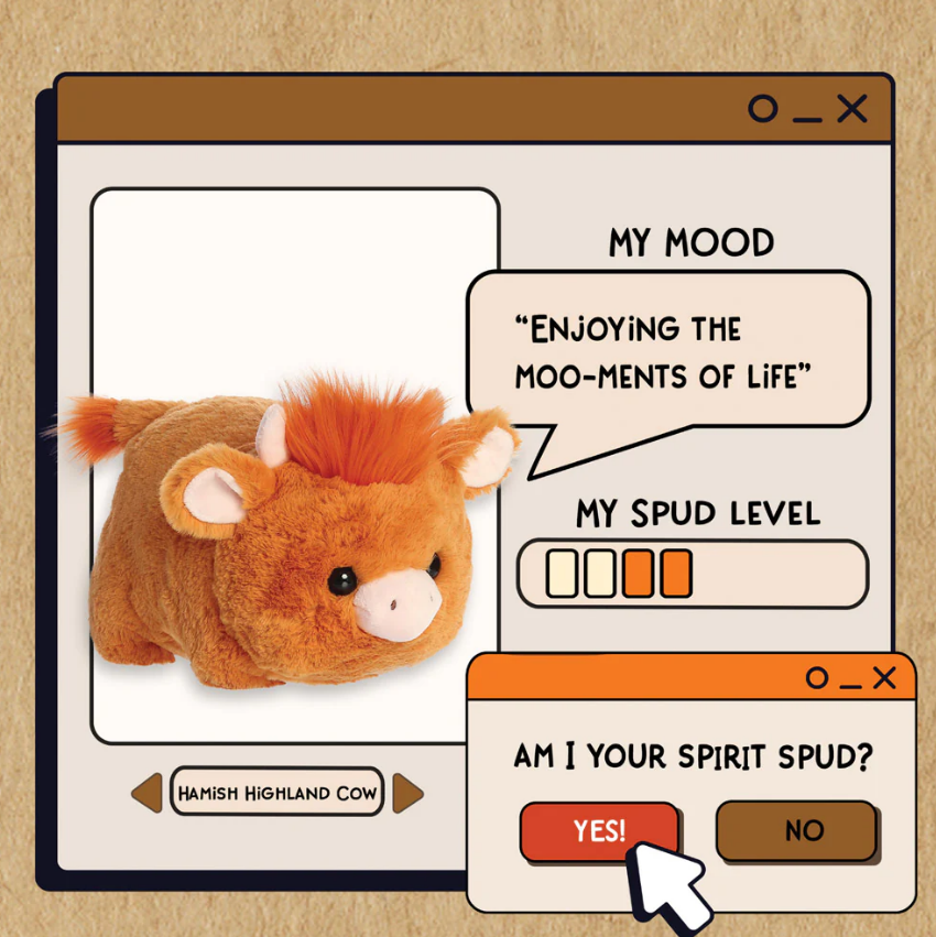 Spudsters Hamish Highland Cow Soft Toy