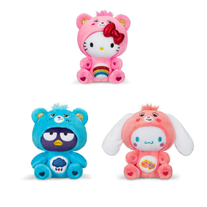 Care Bears 22cm Plush - Care Bears x Hello Kitty Asst