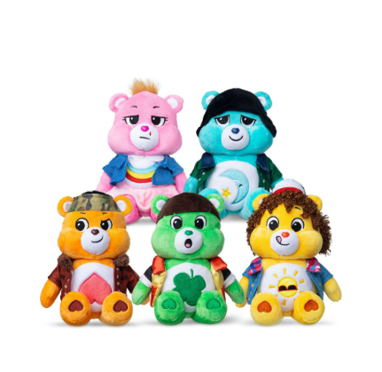 CARE BEARS X STRANGER THINGS FUN SIZE PLUSH ASST