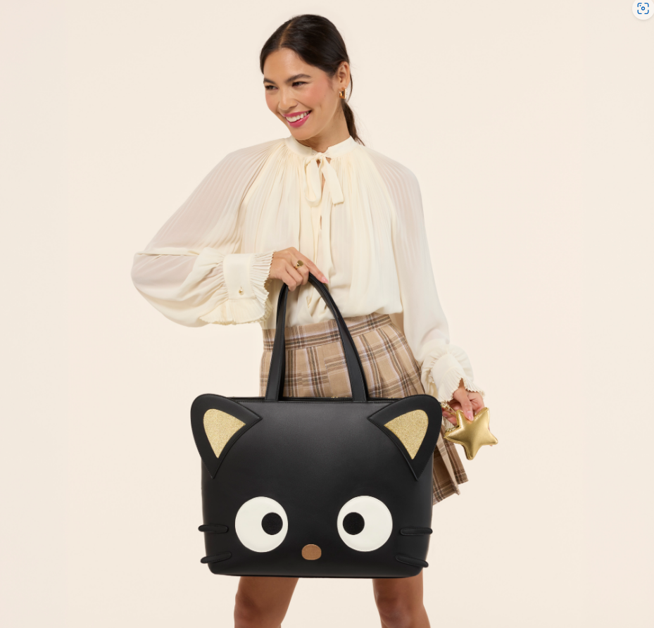 Sanrio Chococat Stars Tote Crossbody Bag with Coin Bag